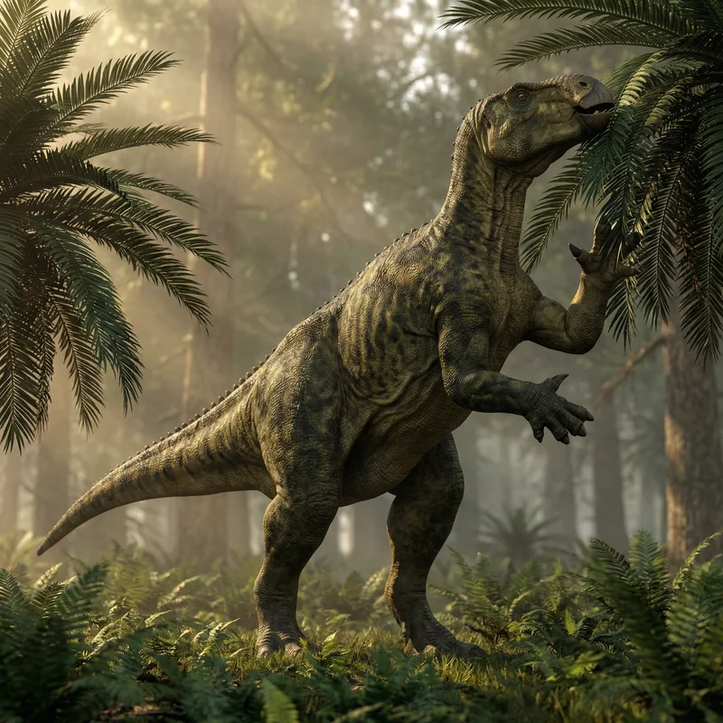 이구아노돈 (Iguanodon bernissartensis)