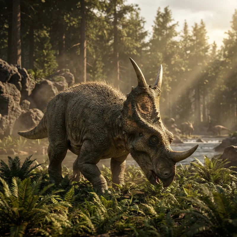 에이니오사우루스 (Einiosaurus procurvicornis)