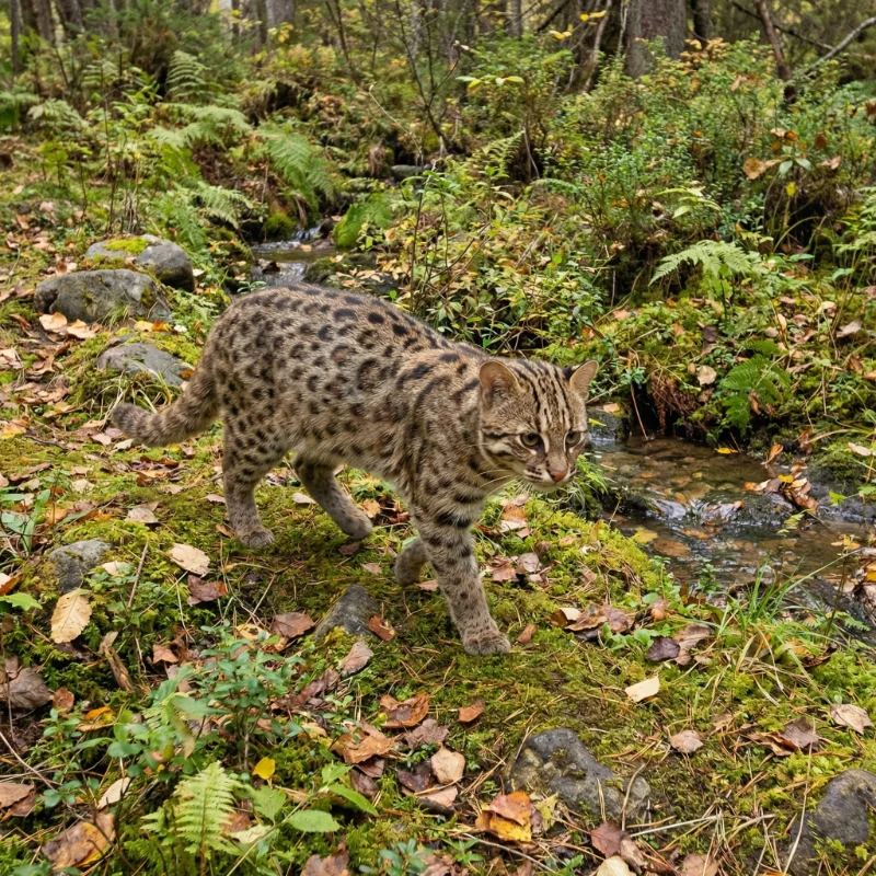 Amur Leopard Cat (Prionailurus bengalensis euptilura) 1
