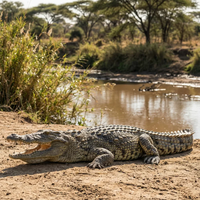 나일악어 (Crocodylus niloticus)